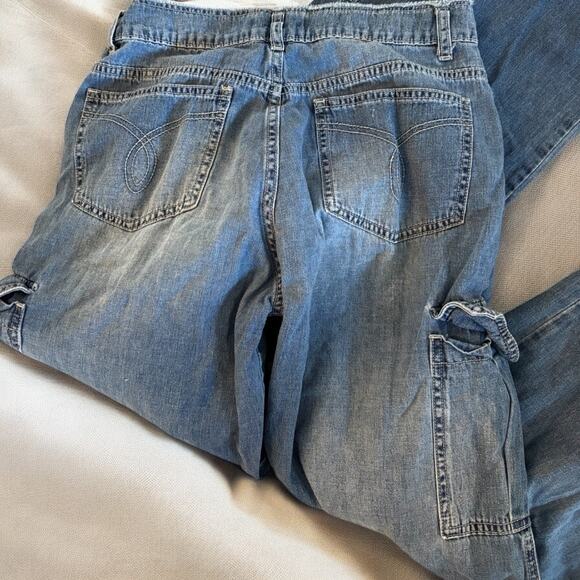 DELIA's Vintage y2K baggy carpenter Jeans size small - Picture 4 of 5